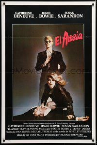 6y155 HUNGER Spanish 1983 vampire Catherine Deneuve & rocker David Bowie, nothing human loves forever!