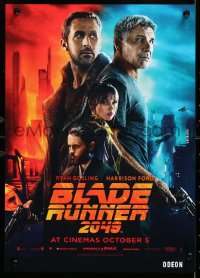 6y549 BLADE RUNNER 2049 IMAX English mini poster 2017 montage image w/Harrison Ford & Ryan Gosling!