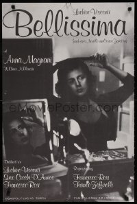 6y029 BELLISSIMA Swiss R1980s directed by Luchino Visconti, Anna Magnani!