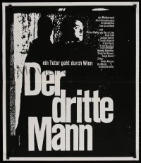 6y032 THIRD MAN Swiss R1980s artistic images of Orson Welles in doorway, classic film noir!