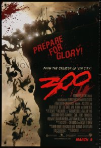 6z502 300 advance DS 1sh 2007 Zack Snyder directed, Gerard Butler, prepare for glory!