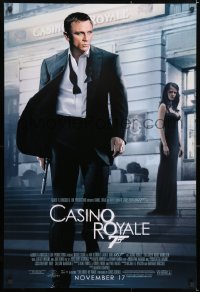 6z584 CASINO ROYALE advance DS 1sh 2006 Daniel Craig as James Bond & sexy Eva Green!