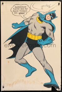 6z284 BATMAN 27x40 commercial poster 1966 nonsense there are no such things as.... uhh!