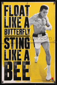 6z314 MUHAMMAD ALI 24x36 English commercial poster 2000s float like butterfly, sting like bee!