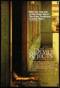 6z621 DEVIL'S REJECTS advance 1sh 2005 July style, directed by Rob Zombie, they must be stopped!