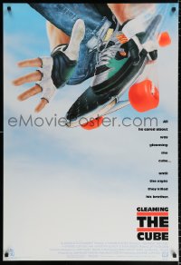 6z664 GLEAMING THE CUBE 1sh 1988 Christian Slater, Tony Hawk, skateboarding art!