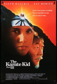 6z726 KARATE KID PART III 1sh 1989 Ralph Macchio, Pat Morita, directed by John Avildsen!