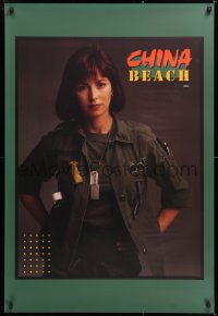 6z001 CHINA BEACH tv poster 1988 great image of sexy Dana Delany in uniform during Vietnam War!