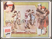 6z370 COLLEGE 30x40 special poster R1960s Buster Keaton comedy classic!