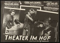 6z177 THEATER IM HOFF 16x23 East German stage poster 1987 completely different images!