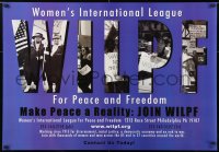 6z489 WILPF 27x39 special poster 2000s Women's International League for Peace and Freedom!