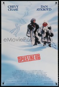 6z894 SPIES LIKE US 1sh 1985 Chevy Chase, Dan Aykroyd, directed by John Landis!