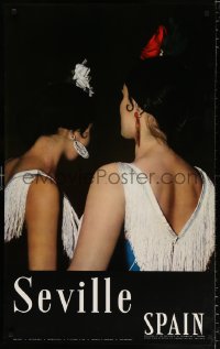 6z221 SPAIN 24x39 Spanish travel poster 1979 great image of dancers with their back turned!