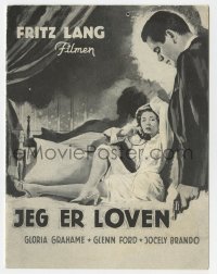 7a149 BIG HEAT Danish program 1954 Glenn Ford & sexy Gloria Grahame, Fritz Lang, different!