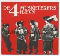 7a221 FOUR MUSKETEERS Danish program 1975 Michael York, Oliver Reed, Dumas, different images!