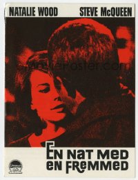 7a294 LOVE WITH THE PROPER STRANGER Danish program 1964 Natalie Wood & Steve McQueen, different!