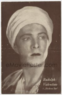 7a380 SON OF THE SHEIK Danish program 1926 completely different images of Rudolph Valentino!
