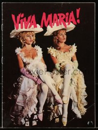 7a417 VIVA MARIA Danish program 1966 Louis Malle, sexy Brigitte Bardot & Jeanne Moreau, different!
