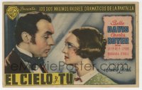 7a445 ALL THIS & HEAVEN TOO Spanish herald 1946 close up of Bette Davis & Charles Boyer!