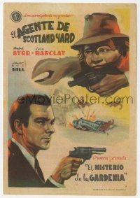 7a469 BLAKE OF SCOTLAND YARD part 1 Spanish herald 1947 Ralph Byrd, serial, different art!