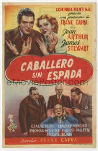 7a617 MR. SMITH GOES TO WASHINGTON Spanish herald 1949 Capra, Stewart, Arthur, different!
