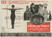 7a008 AMERICAN VENUS herald 1926 Louise Brooks shown, Miss America, Esther Ralston & ideal woman!