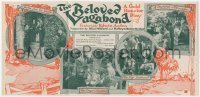 7a012 BELOVED VAGABOND herald 1915 Edwin Arden in a six-part American drama in color, ultra rare!