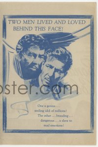 7a034 DOUBLE LIFE herald 1947 Ronald Colman is consumed by the fires of his own greatness!