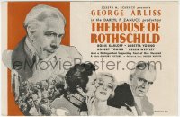 7a060 HOUSE OF ROTHSCHILD herald 1934 George Arliss, Loretta Young, Boris Karloff pictured twice!