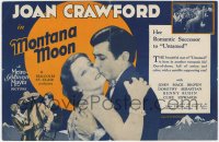 7a080 MONTANA MOON herald 1930 great images of young Joan Crawford with Johnny Mack Brown!