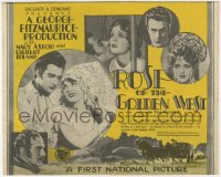 7a102 ROSE OF THE GOLDEN WEST herald 1927 Mary Astor & Gilbert Roland stop a traitorous general!