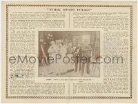 7a128 YORK STATE FOLKS herald 1915 the most artistic portrayal of village life ever presented!