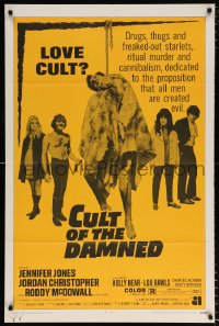 7b091 ANGEL ANGEL DOWN WE GO 1sh R1970 AIP, counter-culture drugs, thugs & cannibalism!