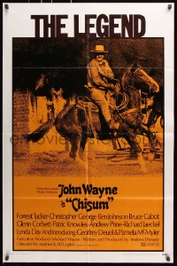 7b213 CHISUM 1sh 1970 BIG John Wayne, the legend, the hero, the man, the winner, the western!