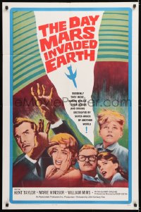 7b253 DAY MARS INVADED EARTH 1sh 1963 their brains were destroyed by alien super-minds!