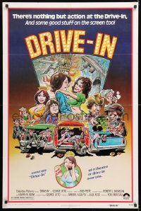 7b309 DRIVE-IN 1sh 1976 Texas movie theater teen comedy, Glenn Morshower, Lisa Lemole!