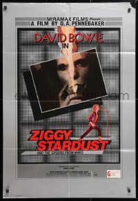 7b999 ZIGGY STARDUST & THE SPIDERS FROM MARS English 1sh 1983 glam rock, David Bowie!