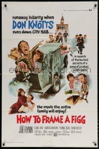 7b472 HOW TO FRAME A FIGG 1sh 1971 Joe Flynn, wacky comedy images of Don Knotts!