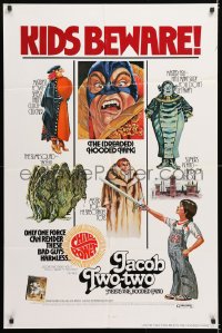 7b535 JACOB TWO-TWO MEETS THE HOODED FANG 1sh 1978 Stephen Rosenberg in the title role, wacky!