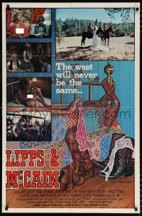 7b591 LIPPS & MCCAIN 1sh 1978 Ric Lutze, Paul Thomas, Amber Hunt, western sex!