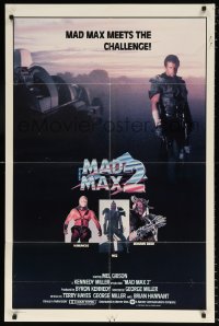 7b626 MAD MAX 2: THE ROAD WARRIOR int'l 1sh 1982 cool images of Mel Gibson who returns as Mad Max!