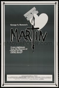 7b649 MARTIN 1sh 1977 directed by George Romero, he could be the boy next door, dark razor art!