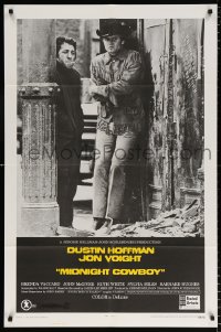 7b657 MIDNIGHT COWBOY 1sh 1969 Dustin Hoffman, Jon Voight, John Schlesinger classic, X-rated!
