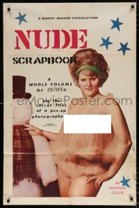 7b711 NUDE SCRAPBOOK 1sh 1964 Barry Mahon, see the secret files of a pin-up photographer!