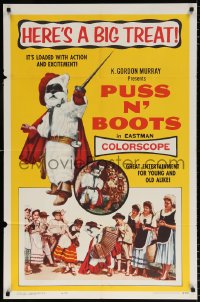 7b772 PUSS 'N BOOTS 1sh 1963 Mexican cat, it's loaded with action & excitement!