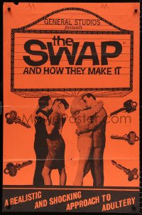 7b885 SWAP & HOW THEY MAKE IT 1sh 1966 Joe Sarno directed, a shocking approach to adultery!