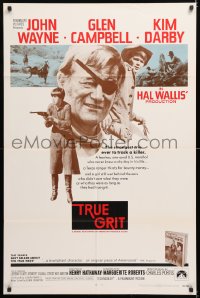 7b942 TRUE GRIT int'l 1sh 1969 John Wayne as Rooster Cogburn, Kim Darby, Glen Campbell