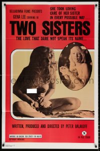 7b946 TWO SISTERS 1sh 1979 loving in every possible way, sexy images!
