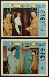 7c747 6 BRIDGES TO CROSS 2 LCs 1955 Curtis in the great unsolved $2,500,000 Boston robbery, Nader!