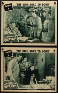 7c751 ADVENTURES OF SMILIN' JACK 2 chapter 1 LCs 1942 Tom Brown, Toler, The High Road to Doom!